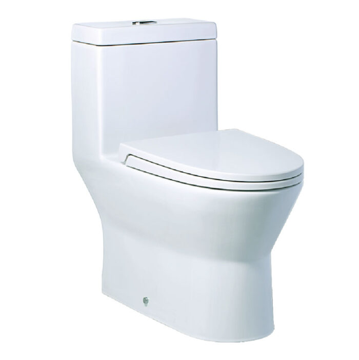 Bồn cầu 1 khối CAESAR C1374 nắp êm MU235