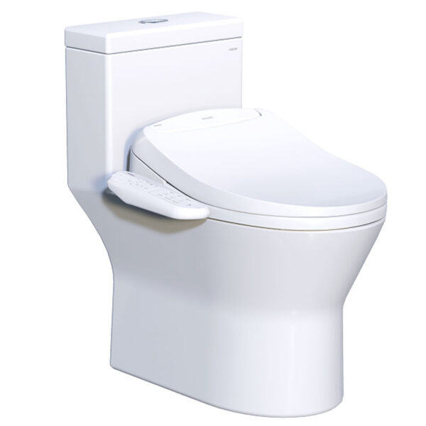 Bồn cầu thông minh CAESAR C1374F TAF400H (CD1374) nắp rửa điện tử