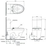 bon cau dien tu toto cs945dnw6 nap rua washlet