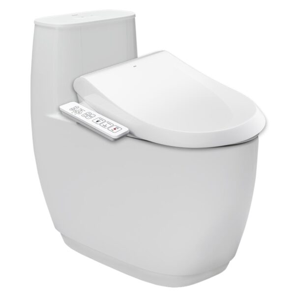 Bồn cầu thông minh INAX AC-1052 CW-H17VN Aqua Ceramic nắp điện tử