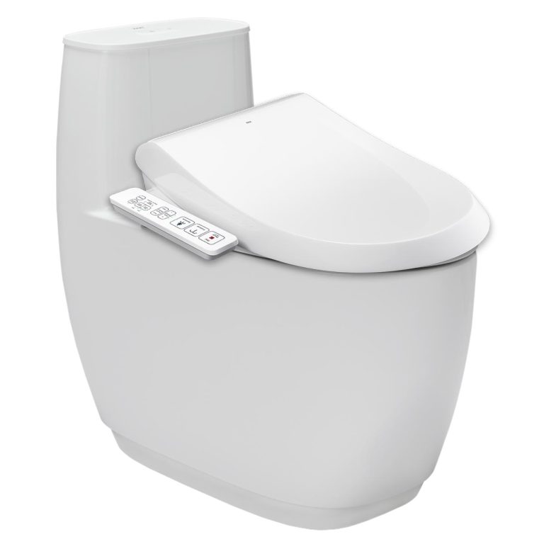 Bồn cầu thông minh INAX AC-1052 CW-H17VN Aqua Ceramic nắp điện tử