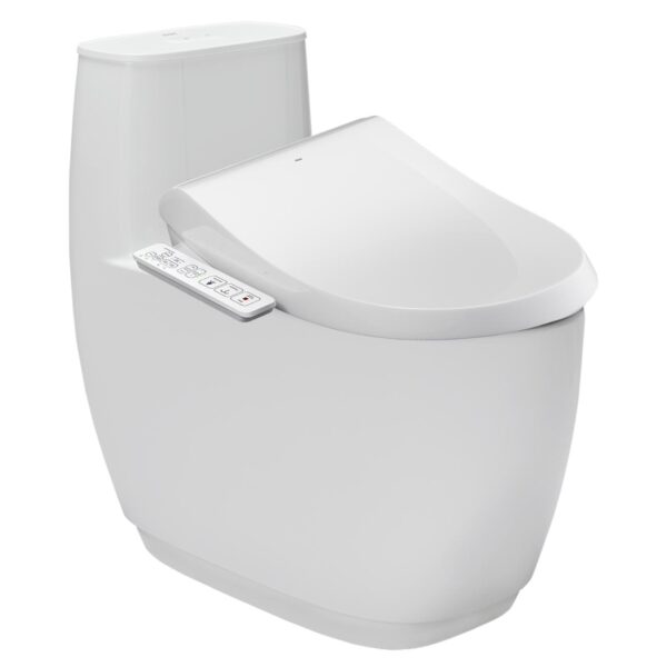 Bồn cầu thông minh INAX AC-1052 CW-H18VN Aqua Ceramic nắp điện tử