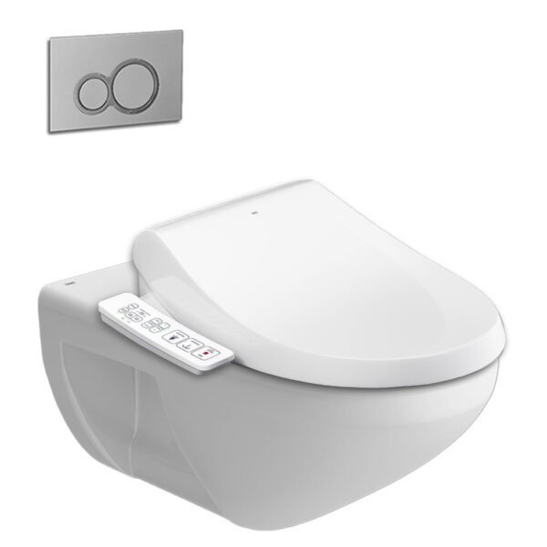 Bồn cầu thông minh INAX AC-23P CW-H17VN treo tường nắp điện tử