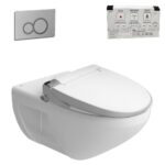 Bồn cầu thông minh INAX AC-23P CW-KA22AVN treo tường nắp điện tử