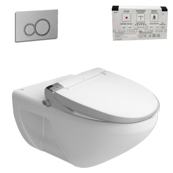 Bồn cầu thông minh INAX AC-23P CW-KA22AVN treo tường nắp điện tử