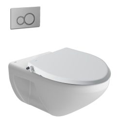 Bồn cầu thông minh INAX AC-23P CW-S15VN treo tường nắp rửa cơ