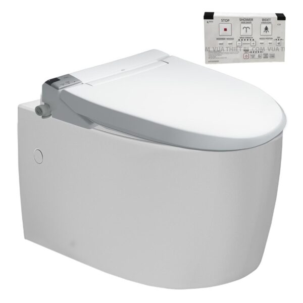 Bồn cầu thông minh INAX AC-952 CW-KA22AVN treo tường nắp điện tử