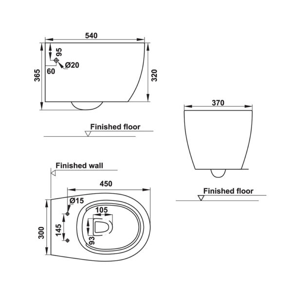 bon cau treo tuong hafele sapporo 58879410 2