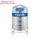 Bồn nước inox TÂN Á 8 3000L đứng phi 1140 TA8-3000Đ