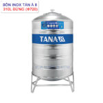 Bồn nước inox TÂN Á 8 310L đứng phi 740 TA8-310Đ