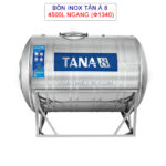Bồn nước inox TÂN Á 8 4500L ngang phi 1340 TA8-4500N