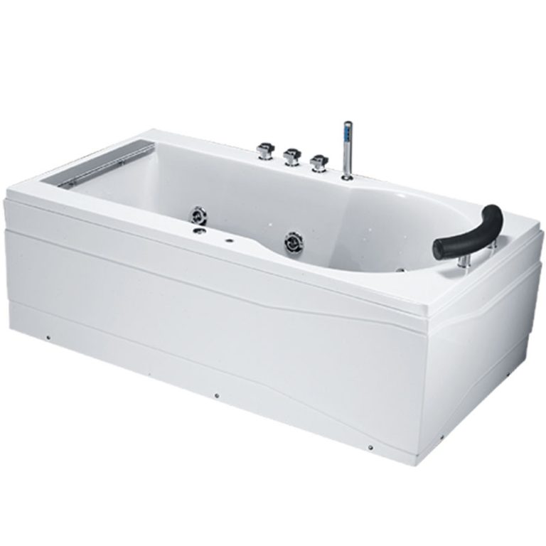 Bồn tắm CAESAR MT211SL/SR Massage sục khí chân yếm 1.7M