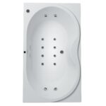 Bồn tắm INAX MSBV-1800N massage xây 1.8M