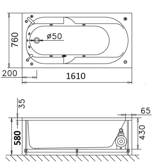 bon tam massage xay 1 6m caesar mt0460