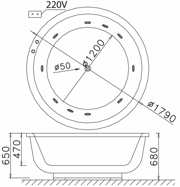bon tam massage xay 1 7m caesar mt6470a