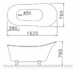 bon tam ngoi lap the caesar kt1160