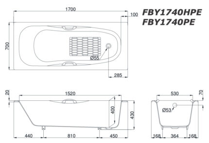 bon tam toto fby1740hpe fby1740pe xay gang trang men 17m