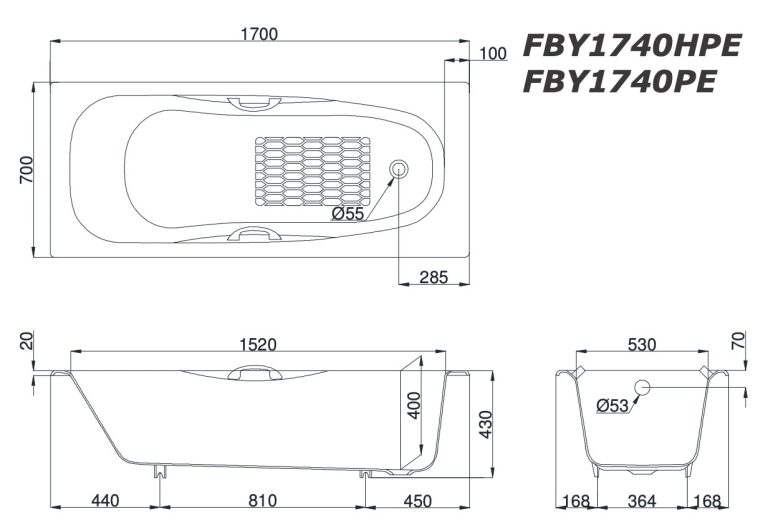 bon tam toto fby1740hpe fby1740pe xay gang trang men 17m