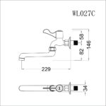 caesar voi lanh gan tuong w027c wl027c wp027c chinh hang 159000d