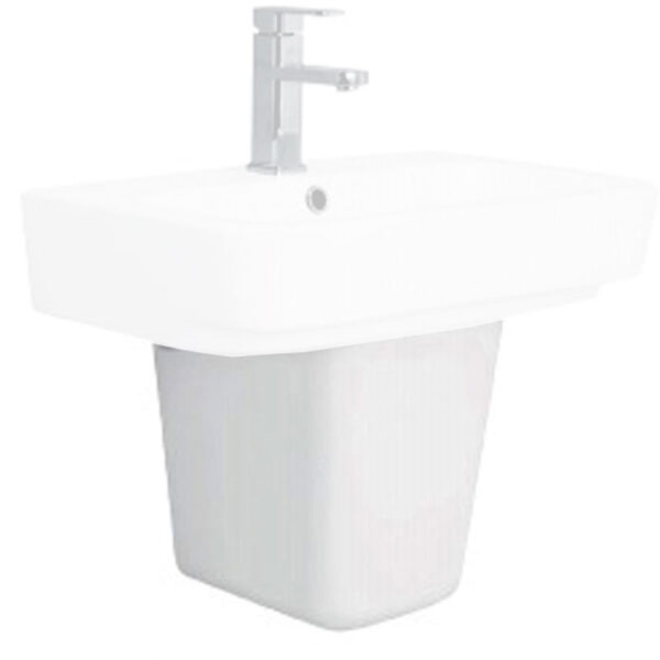 Chân chậu lavabo VIGLACERA V50 lửng treo tường