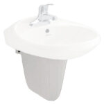 Chân chậu lavabo VIGLACERA VI5 (BS503) lửng treo tường