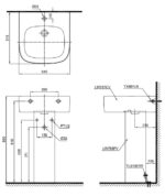 chau lavabo toto lpt767c treo tuong chan dai