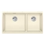 Chậu rửa bát đá BLANCO SUBLINE 480/320-U Jasmine 2 hố