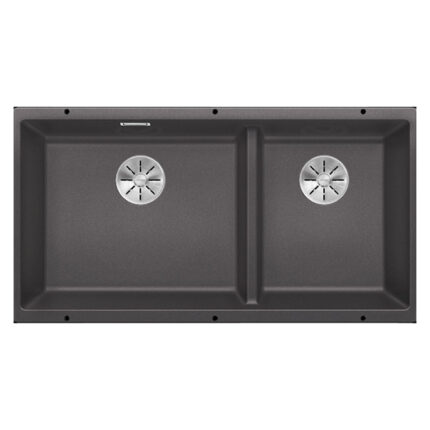 Chậu rửa bát đá BLANCO SUBLINE 480/320-U Rock Grey 2 hố
