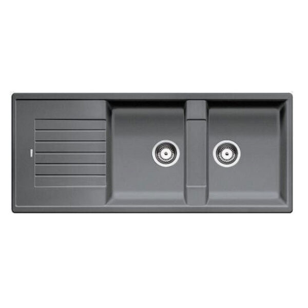 Chậu rửa bát đá BLANCO ZIA 8S 565.76.959 dương bàn 2 hố 1 bàn