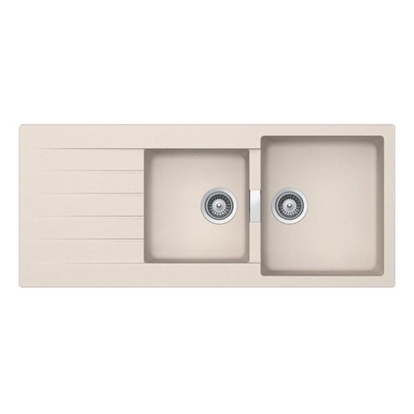 Chậu rửa bát đá HAFELE HS19-GED2S80 570.35.470 2 hố 1 bàn