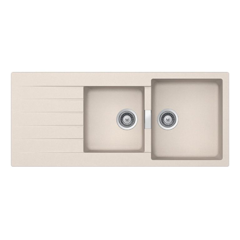 Chậu rửa bát đá HAFELE HS19-GED2S80 570.35.470 2 hố 1 bàn