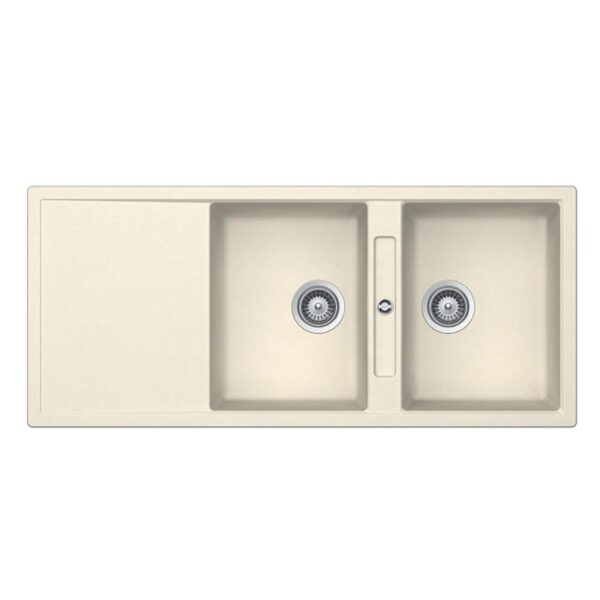 Chậu rửa bát đá Hafele HS20-GKD2S80 570.33.430 2 hố 1 bàn