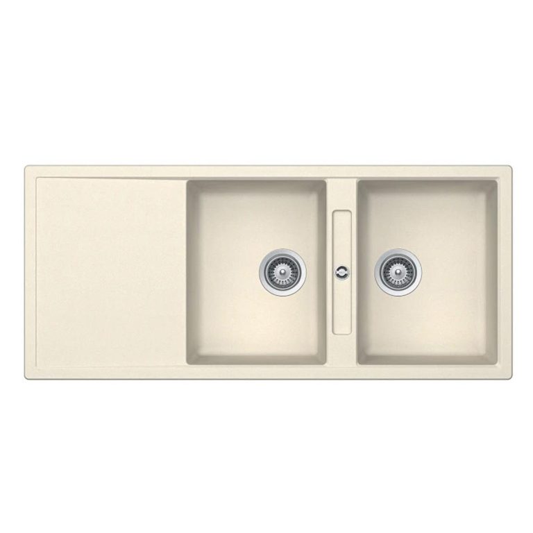 Chậu rửa bát đá Hafele HS20-GKD2S80 570.33.430 2 hố 1 bàn