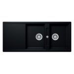 Chậu rửa bát đá Hafele HS20-GKD2S80 570.33.330 2 hố 1 bàn