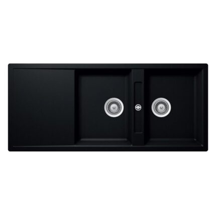 Chậu rửa bát đá Hafele HS20-GKD2S80 570.33.330 2 hố 1 bàn