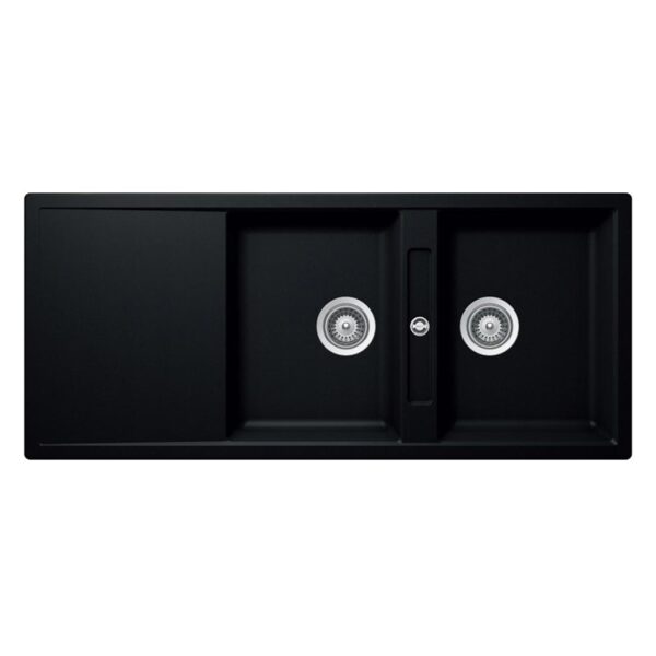 Chậu rửa bát đá Hafele HS20-GKD2S80 570.33.330 2 hố 1 bàn