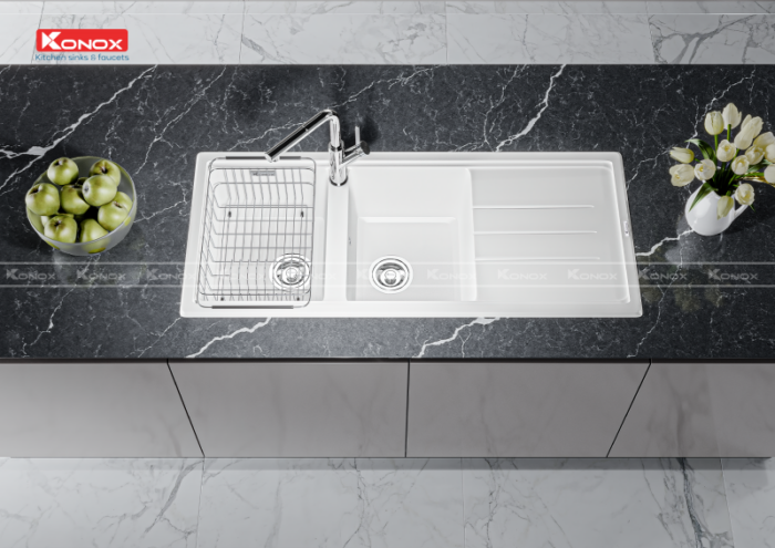 chau rua bat da konox phoenix 1160 white silver 1