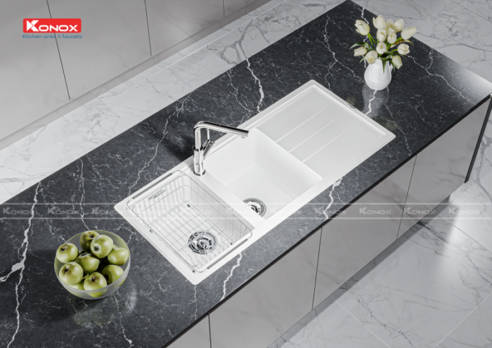 chau rua bat da konox phoenix 1160 white silver 2