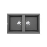 Chậu rửa bát đá Malloca TITANIUM K-45073 2 hố