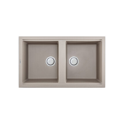 Chậu rửa bát đá Malloca TORTORA K-45043 2 hố