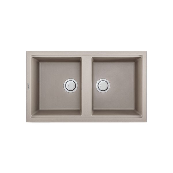 Chậu rửa bát đá Malloca TORTORA K-45043 2 hố