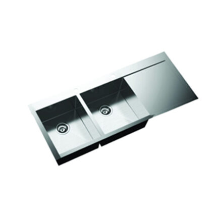 Chậu rửa bát inox Faster FS 11046HM dương bàn 2 hố 1 bàn