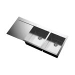 Chậu rửa bát inox Faster FS-11650SL dương bàn 2 hố 1 bàn