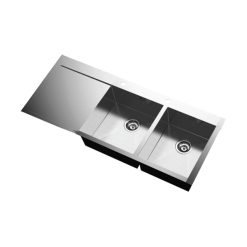 Chậu rửa bát inox Faster FS-11650SL dương bàn 2 hố 1 bàn