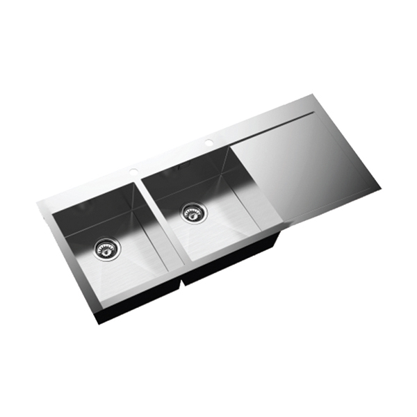 Chậu rửa bát inox Faster FS-11650HM dương bàn 2 hố 1 bàn