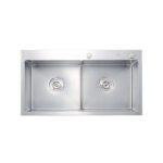 Chậu rửa bát inox Faster FS 8245HB dương bàn 2 hố