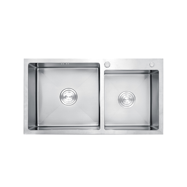 Chậu rửa bát inox Faster FS 8245HS dương bàn 2 hố