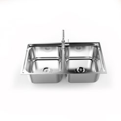 Chậu rửa bát inox Sơn Hà S82D/S82X 2 hố