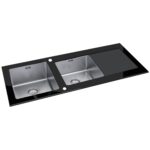 Chậu rửa bát inox BAUER BS 116GS BS116GS dương bàn 2 hố 1 bàn