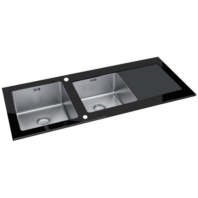 Chậu rửa bát inox BAUER BS 116GS BS116GS dương bàn 2 hố 1 bàn